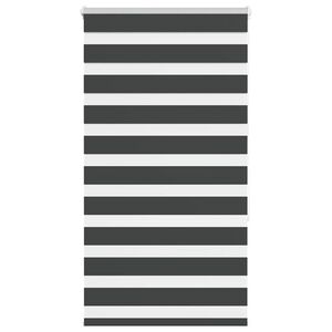 vidaXL zebragardin sort 70x150 cm stofbredde 65,9 cm polyester