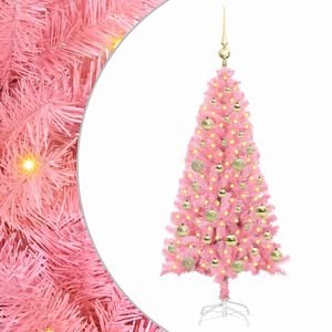 vidaXL Juletr&aelig; Lyser&oslash;d 120 cm PVC