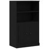 vidaXL Highboard Sort eg 132 x 35,5 x 103,5 cm Konstrueret træ