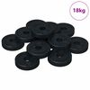 vidaXL velegnet til flade skiver 36000 stk. Sort &empty;15 x 3 mm