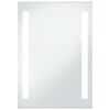 vidaXL LED-v&aelig;gspejl til badev&aelig;relset 60x80 cm