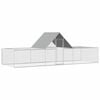 vidaXL h&oslash;nseg&aring;rd 6x2x2 m galvaniseret st&aring;l