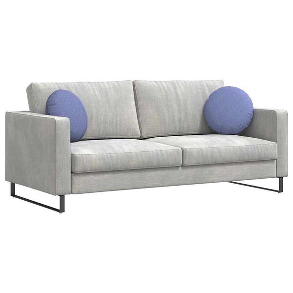 vidaXL S&aelig;depuder 2 pcs Jeans bl&aring; &Oslash;40 x 13 cm Stof