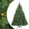 vidaXL Kunstigt juletr&aelig; med 300 LED'er Gr&oslash;n 210 cm PE og PVC