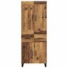 vidaXL Highboard Gammelt tr&aelig; 69,5 x 34 x 180 cm Konstrueret tr&aelig;