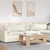 vidaXL Sofapuder 2 pcs Creme 120 x 40 cm Velourstof