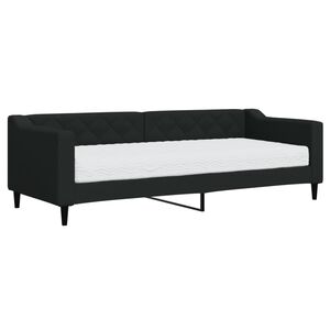 vidaXL daybed med madras 80x200 cm stof sort