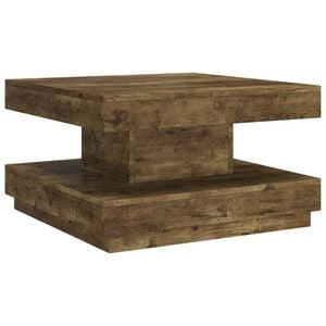 vidaXL sofabord 60x60x35 cm MDF m&oslash;rkebrun