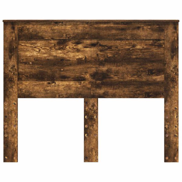 vidaXL Hovedg&aelig;rde med hovedg&aelig;rde R&oslash;get eg 120 cm Konstrueret tr&aelig;