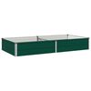 vidaXL H&aelig;vet Havebed Gr&oslash;n 160 x 80 x 24 cm koldvalset st&aring;l