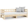 vidaXL daybed med udtr&aelig;k 2x(80x200) cm massivt fyrretr&aelig;