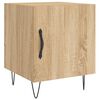 vidaXL sengebord 40x40x50 cm konstrueret tr&aelig; sonoma-eg