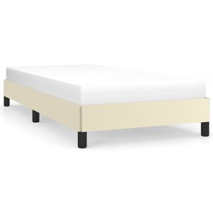 vidaXL sengeramme 80x200 cm kunstl&aelig;der cremefarvet