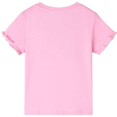 T-shirt til børn str. 92 pink