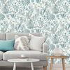 DUTCH WALLCOVERINGS tapet blade og tukan blå