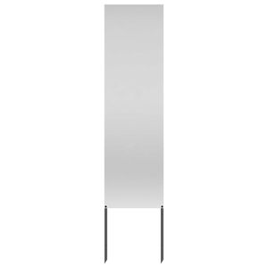 vidaXL Have privatliv sk&aelig;rm S&oslash;lv 32 x 140 cm Galvaniseret st&aring;l