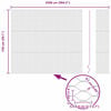 vidaXL Hegnsp&aelig;l Gr&oslash;n 25 x 1,5 m (36 mm mesh) St&aring;l