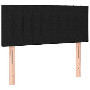 vidaXL sengegavl 80x5x78/88 cm stof sort