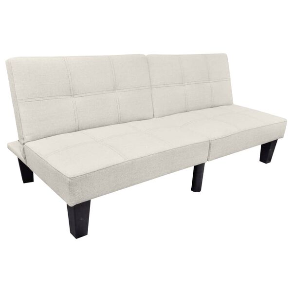 vidaXL sovesofa justerbar beige