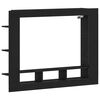 vidaXL TV-skab 152 x 22 x 113 cm Sort eg Konstrueret tr&aelig;