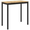 vidaXL Have Bar Bord Hvid og sort 108,5 x 55 x 105 cm