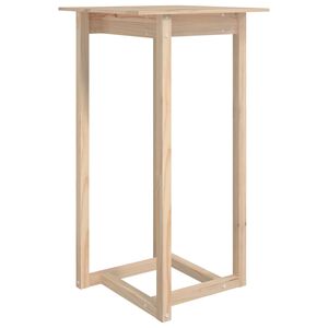 vidaXL barbord 60x60x110 cm massivt fyrretr&aelig;