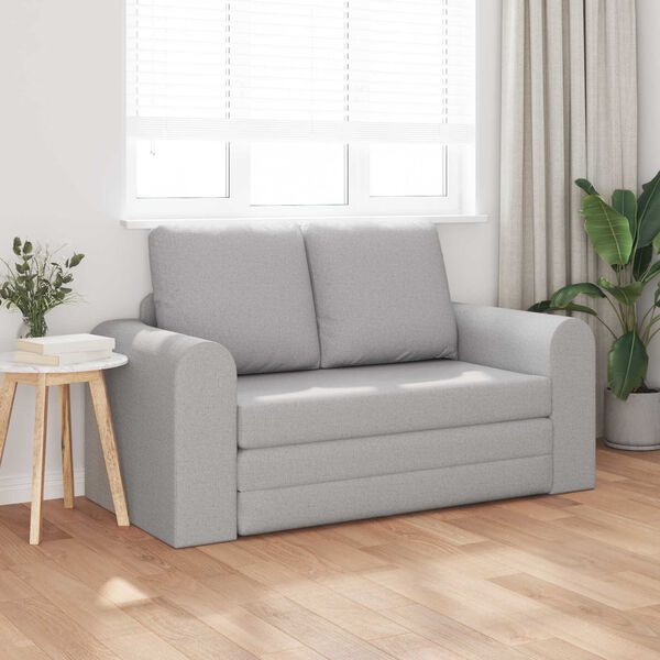 vidaXL Sovesofa 60cm Skygr&aring; Stof