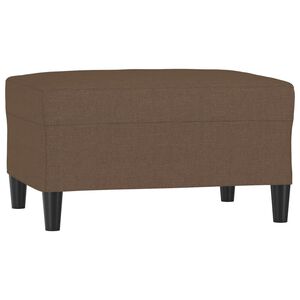 vidaXL fodskammel 70x55x41 cm stof brun