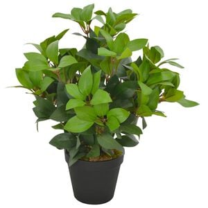 vidaXL kunstig plante laurb&aelig;rtr&aelig; med urtepotte gr&oslash;n 40 cm