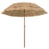 vidaXL Havesol 255 x 255 x 255 cm Polypropylen og polyester Rund