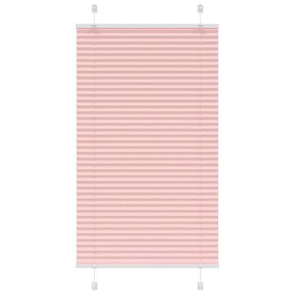 vidaXL Pliss&eacute;gardin Lyser&oslash;d 80x100 cm Stofbredde 79,4 cm Polyester