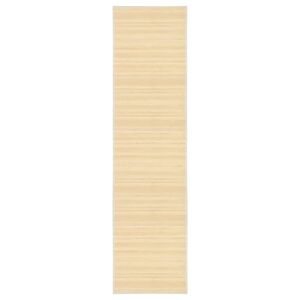 vidaXL gulvt&aelig;ppe 80x300 cm bambus naturfarvet