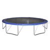 Trampolin 4,90 m S&aelig;t 6 ben inkl. sikkerhedsnet stige regnslag