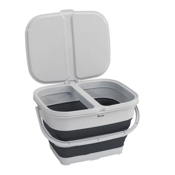 Outwell sammenklappelig beholder til affaldssortering Shadow marineblå