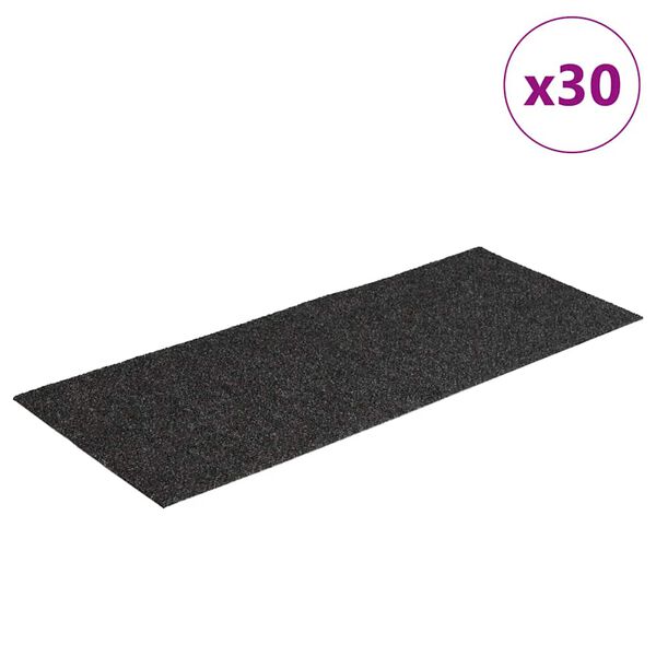 vidaXL trappem&aring;tter selvkl&aelig;bende 30 stk. 60x25 cm antracit rektangul&aelig;re