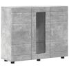 vidaXL Tr&aelig;skab Beton Gr&aring; 88,5 x 30,5 x 73 cm Konstrueret tr&aelig;