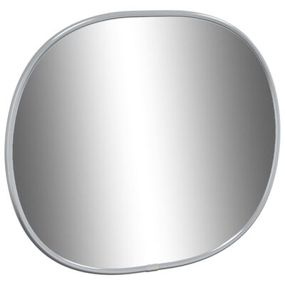 vidaXL vægspejl 30x25 cm sølvfarvet