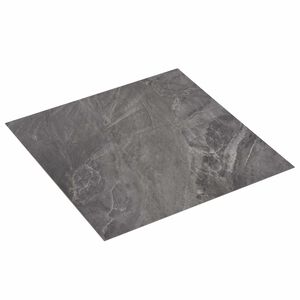 vidaXL Selvkl&aelig;bende Gulvplanker Sort 30,5 x 30,5 cm 20 stk. PVC