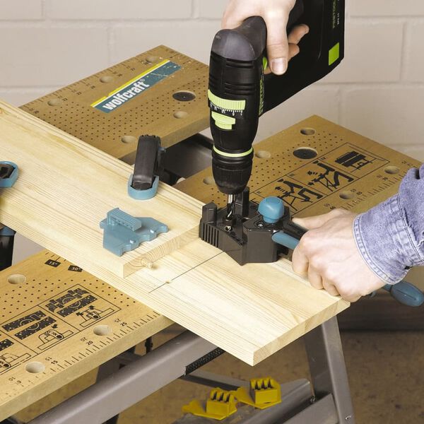 wolfcraft Dowelmaster dyvelstyr 6, 8, 10 mm 4640000