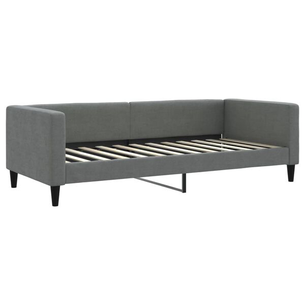 vidaXL daybed 90x200 cm stof mørkegrå