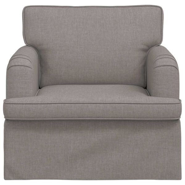 vidaXL Sofa Gr&aring;brun 84 x 80 x 85 cm Stof