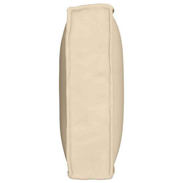 vidaXL Pude Beige 80 x 40 x 12 cm Oxford stof