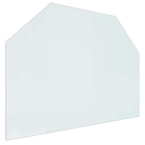 vidaXL Pejs glasplade Transparent 80 x 60 cm Glas
