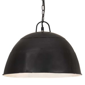 vidaXL industriel vintage h&aelig;ngelampe 25 W rund 41 cm E27 mat sort