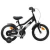 vidaXL B&oslash;rnecykel 14 tommer anbefalet til 3-5 &aring;r gammel Sort