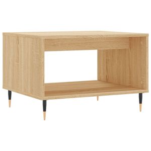 vidaXL sofabord 60x50x40 cm konstrueret tr&aelig; sonoma-eg