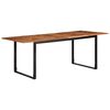 vidaXL spisebord 200x100x75 cm massivt akacietr&aelig;