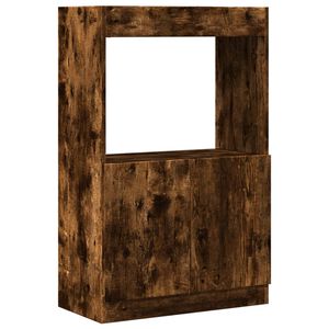 vidaXL skab 63x33x100 cm konstrueret tr&aelig; r&oslash;get egetr&aelig;sfarve