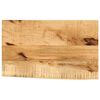 vidaXL bordplade 40x20x2,5 cm naturlig kant massivt ru mangotr&aelig;