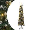 vidaXL Kunstigt juletr&aelig; med stativ Gr&oslash;n 180 cm PVC og plastik og st&aring;l